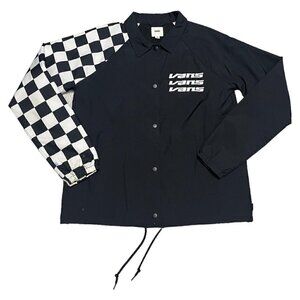 Vans Checkered Skate Lightweight Coaches Bomber Jacket - Womens XS